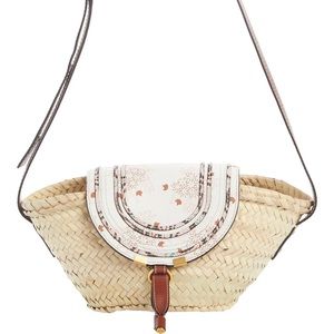 Chloe Mixed Media Basket Bag